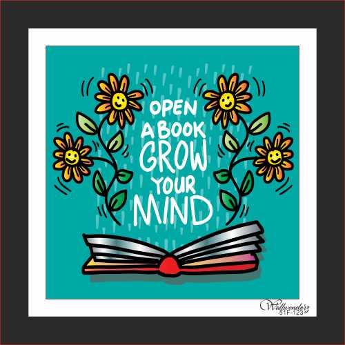 Open a book grow your mind
