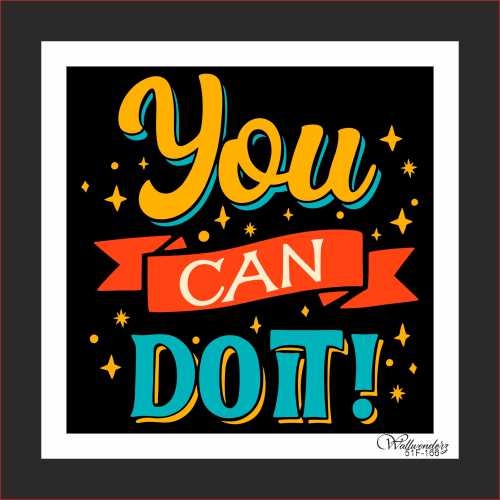 You can do it!