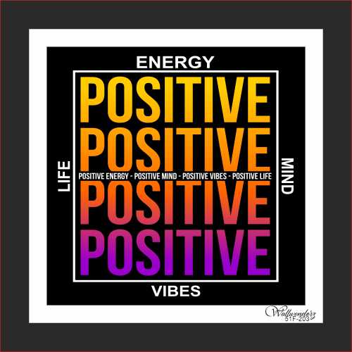 Positive energy...