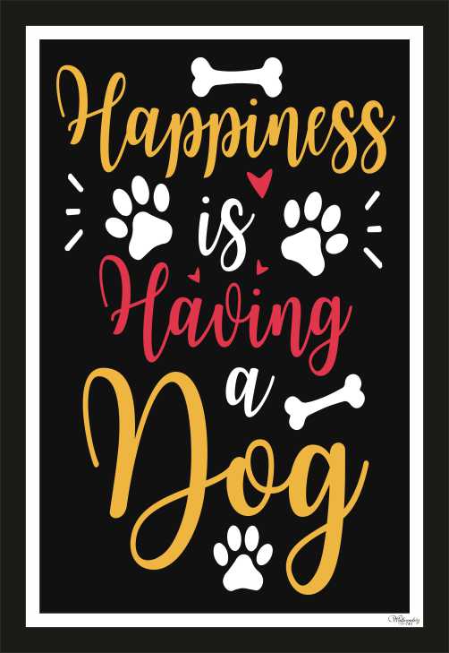 Happiness is having a dog