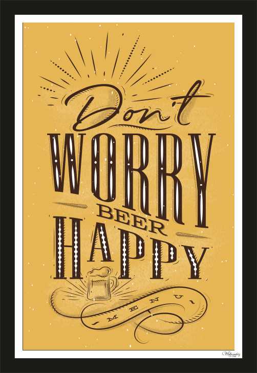 Don't worry beer happy