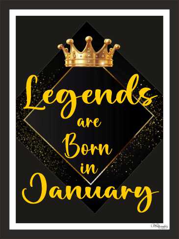 Legends Are Born In January(1)