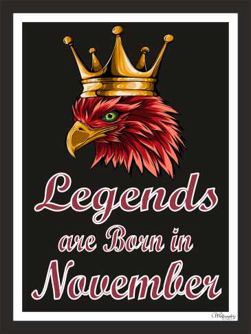Legends Are Born In November(1)
