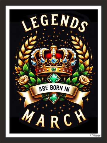 Legends Are Born In March(2)