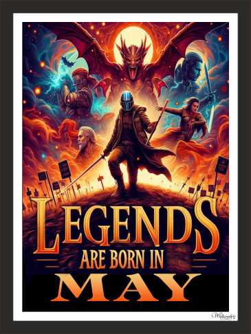 Legends Are Born In May(2)