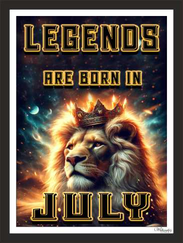 Legends Are Born In July(2)