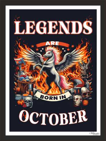 Legends Are Born In October(2)