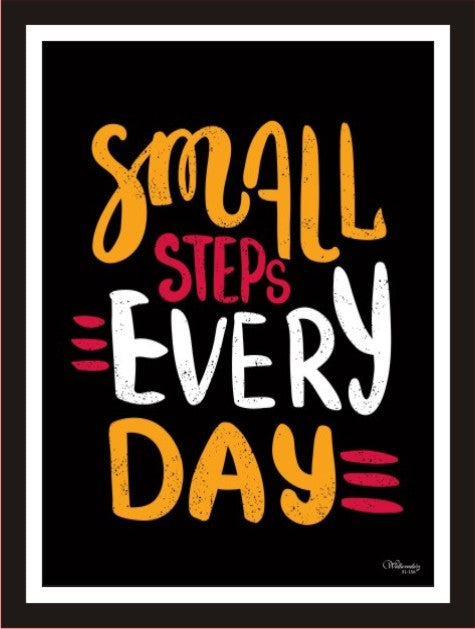 Small steps everyday