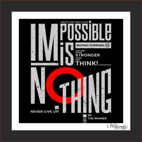 Impossible is nothing (2)