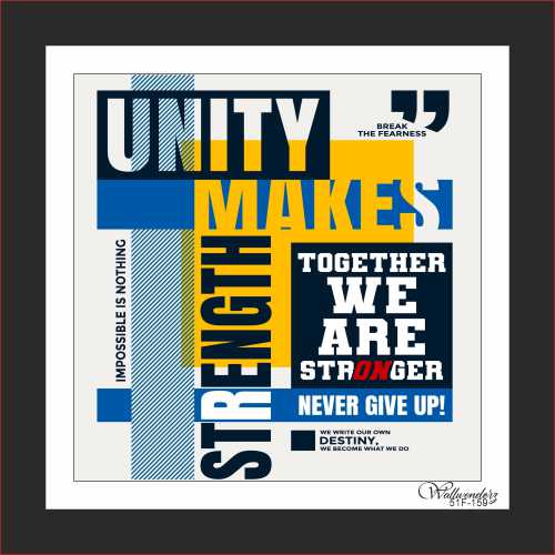 Unity makes strength