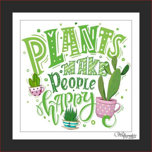 Plants make people happy