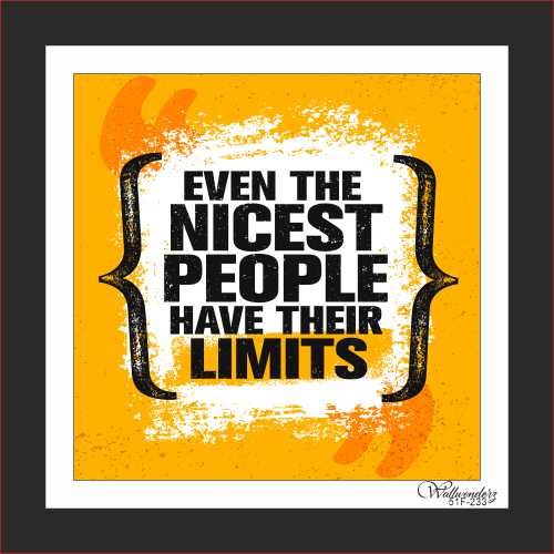 Even the nicest people have their limits