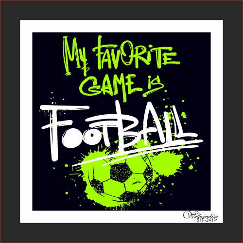 My favourite game is football