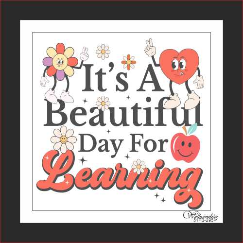 It's a beautiful day for learning