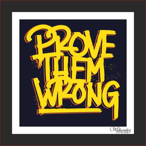 Prove them wrong