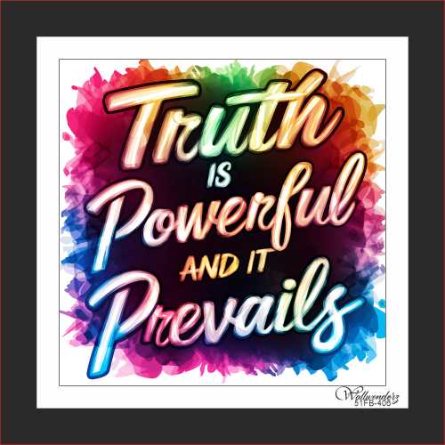 Truth is powerful and it prevails