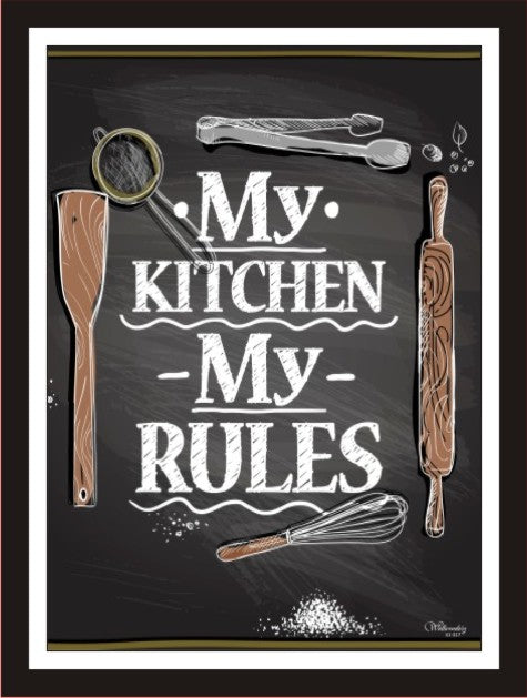 My kitchen my rules (Black)