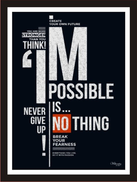 Impossible is Nothing (Black)