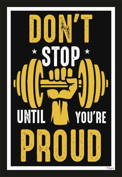 Don't Stop Until You Are Proud (2)