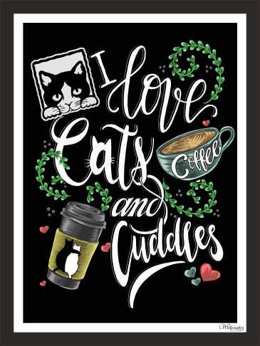 I love cats and cuddles