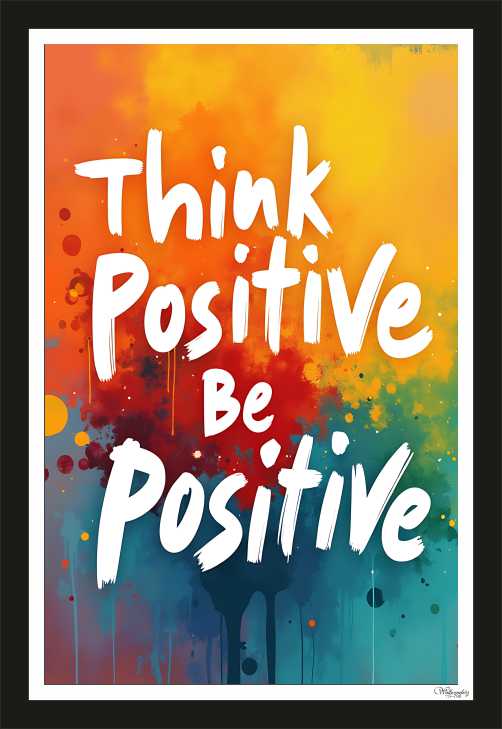 Think positive, be positive