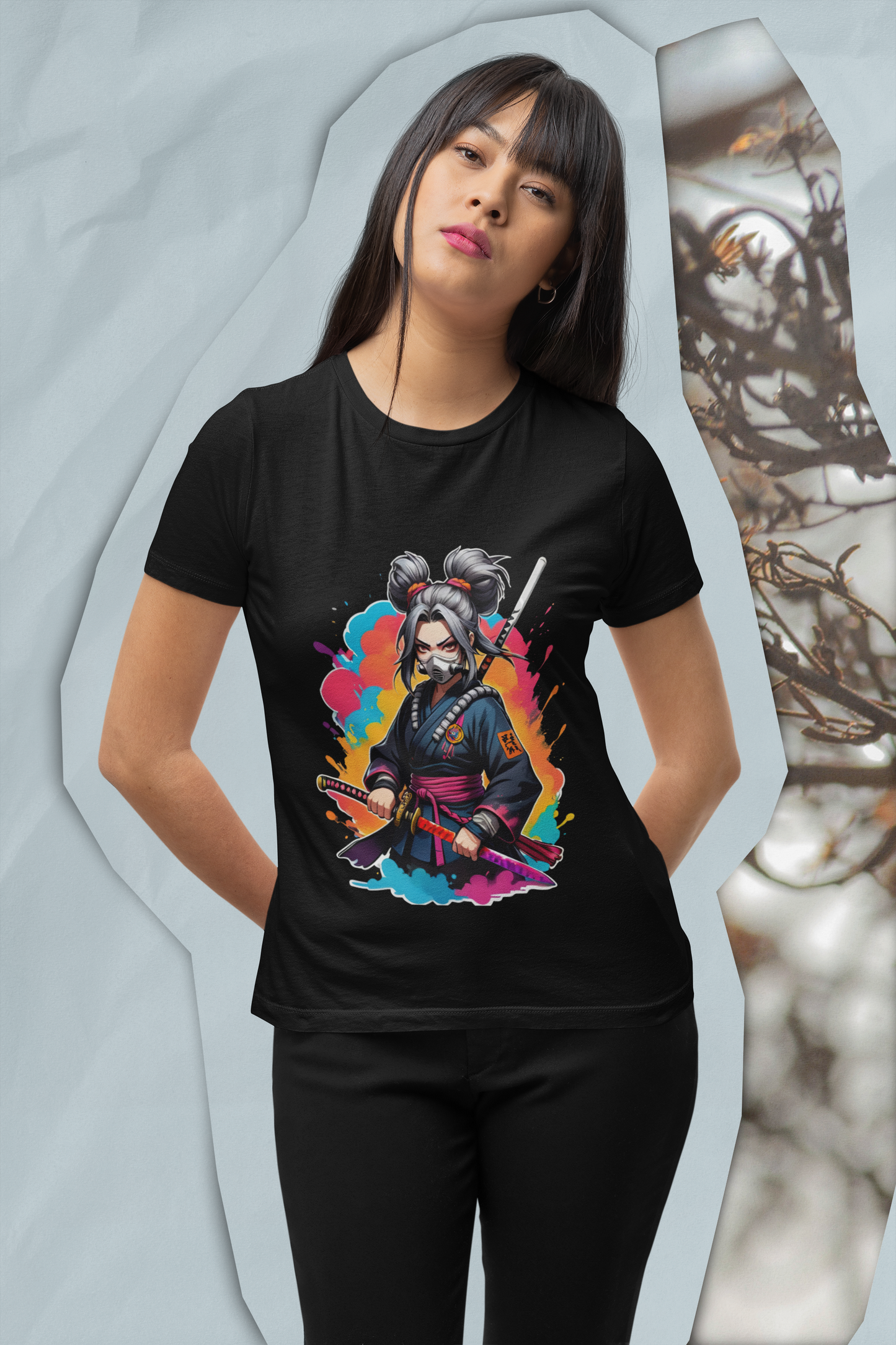 Ninja Girl || Women & Girls Regular Fit 100% Cotton Tshirt