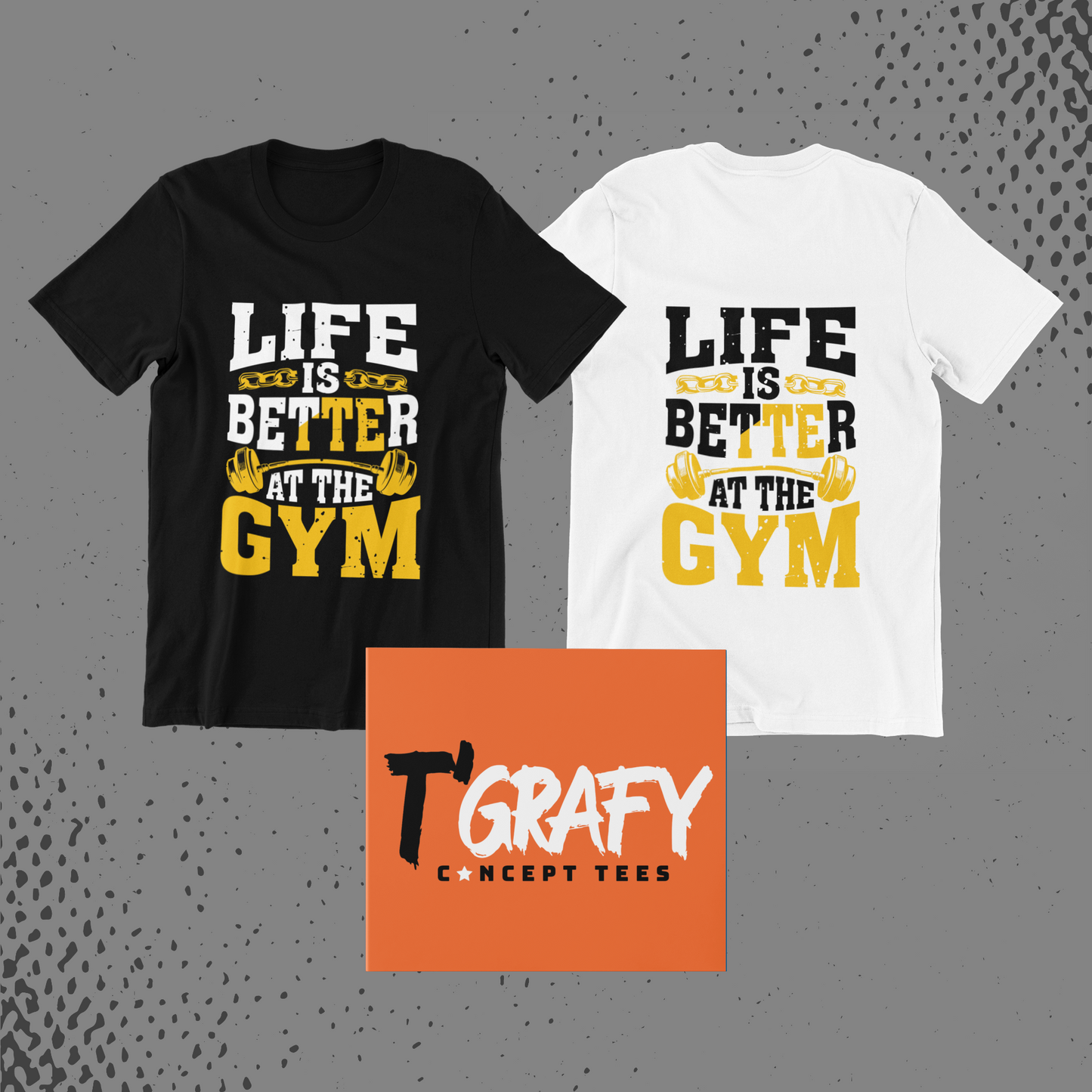 Life Is Better At The Gym || Unisex Regular Fit 100% Cotton Tshirt