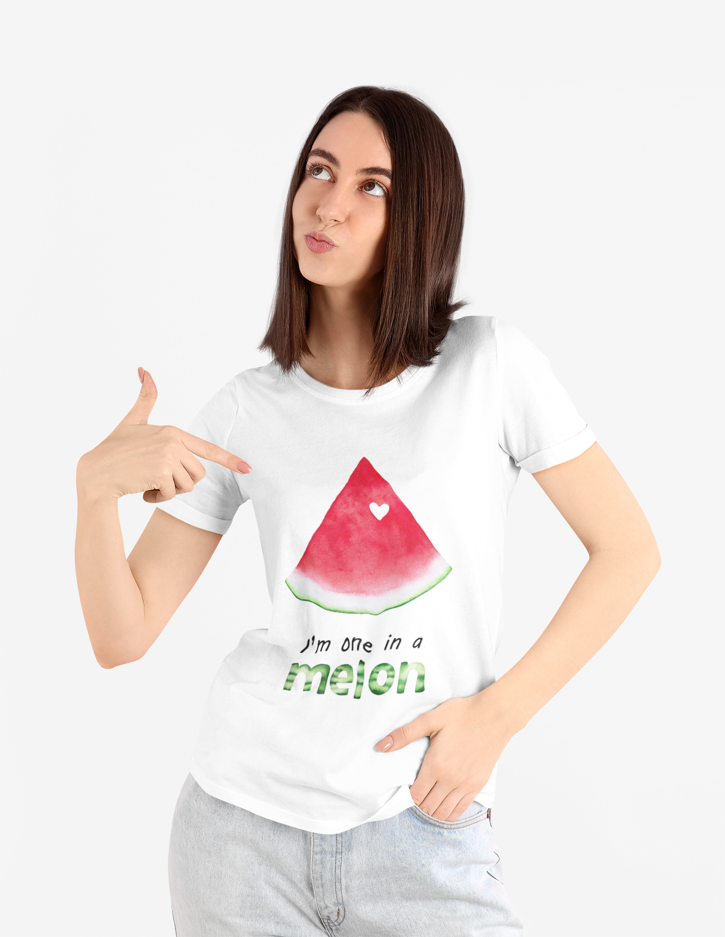 I'm one in a Melon || Women & Girls Regular Fit 100% Cotton T-shirt